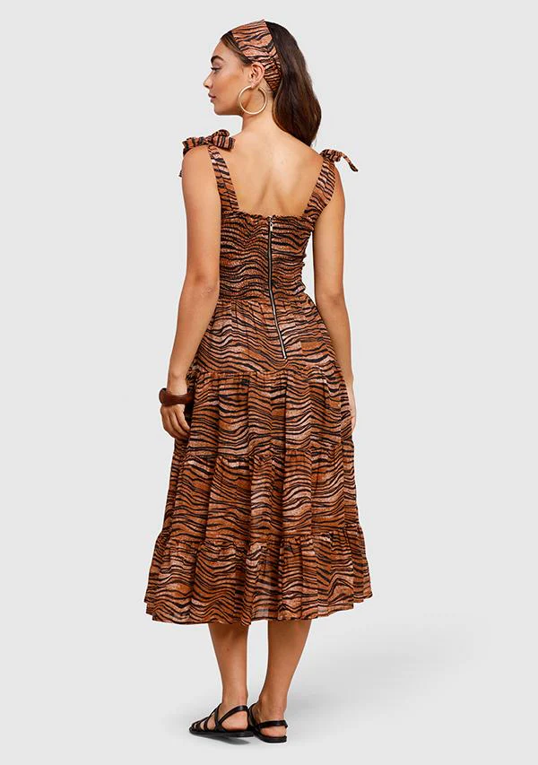 MINISTRY OF STYLE - Tigress Strap Midi Dress - Image 5