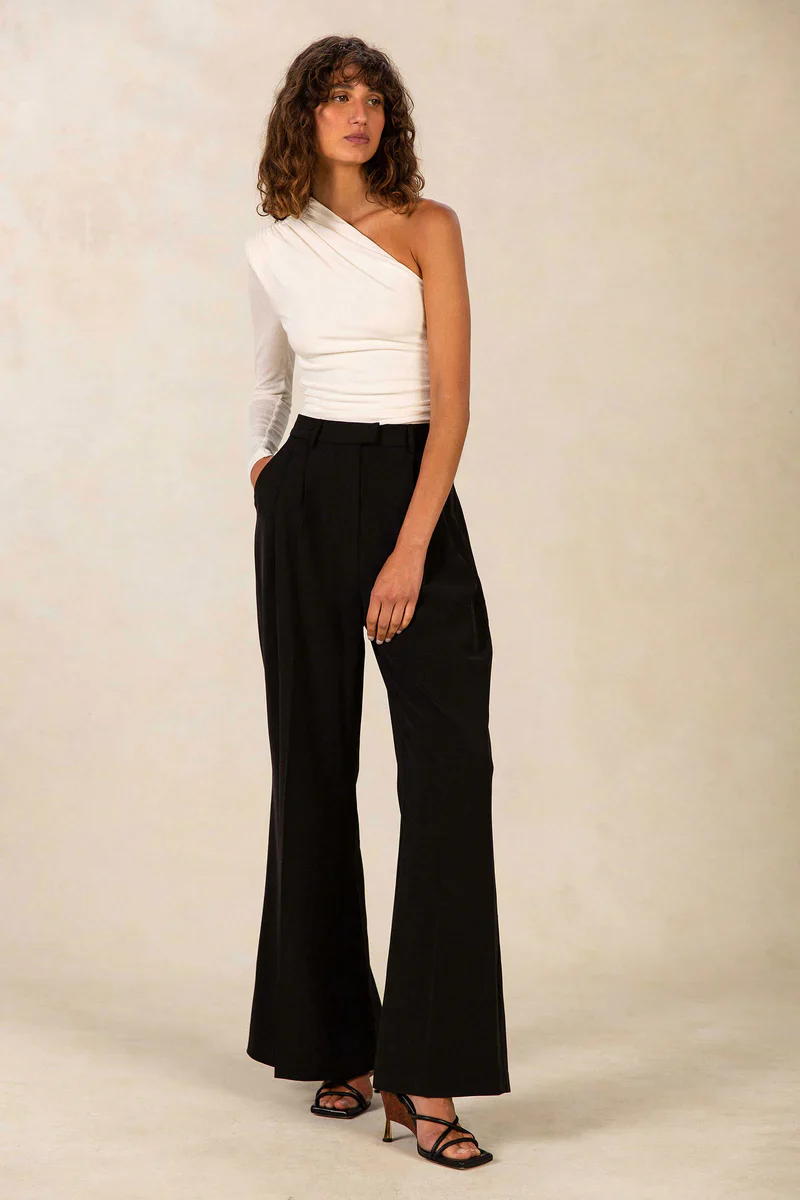 MISHA - Aretha Slinky Jersey Bodysuit (Pearl)  FINAL SALE - Image 3
