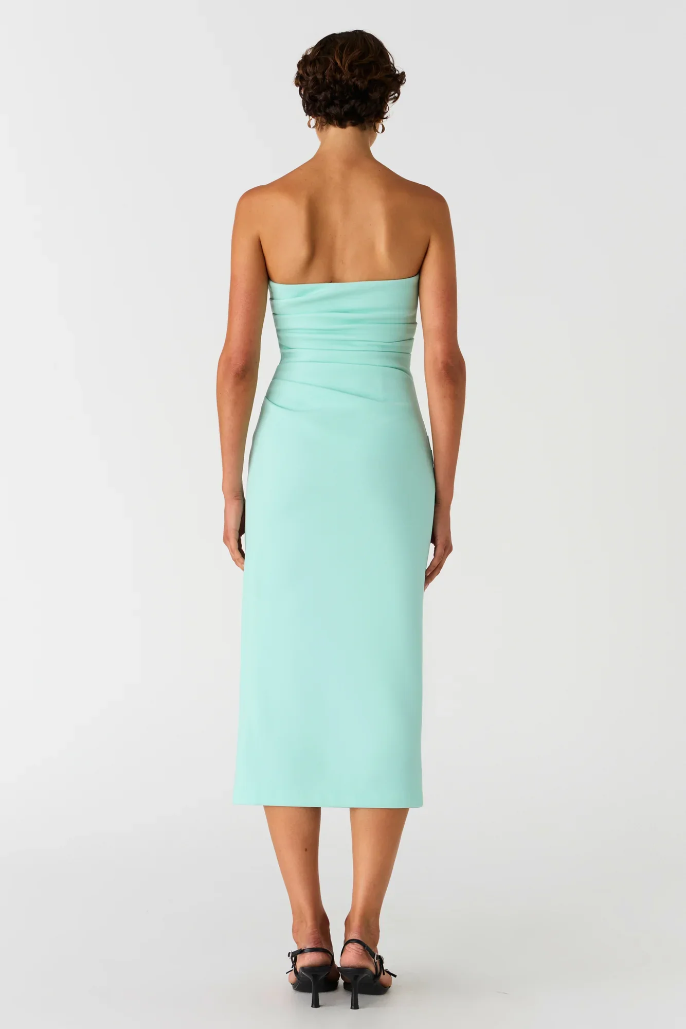 MISHA CALANDRA DRESS - AQUA SPRAY - Image 5