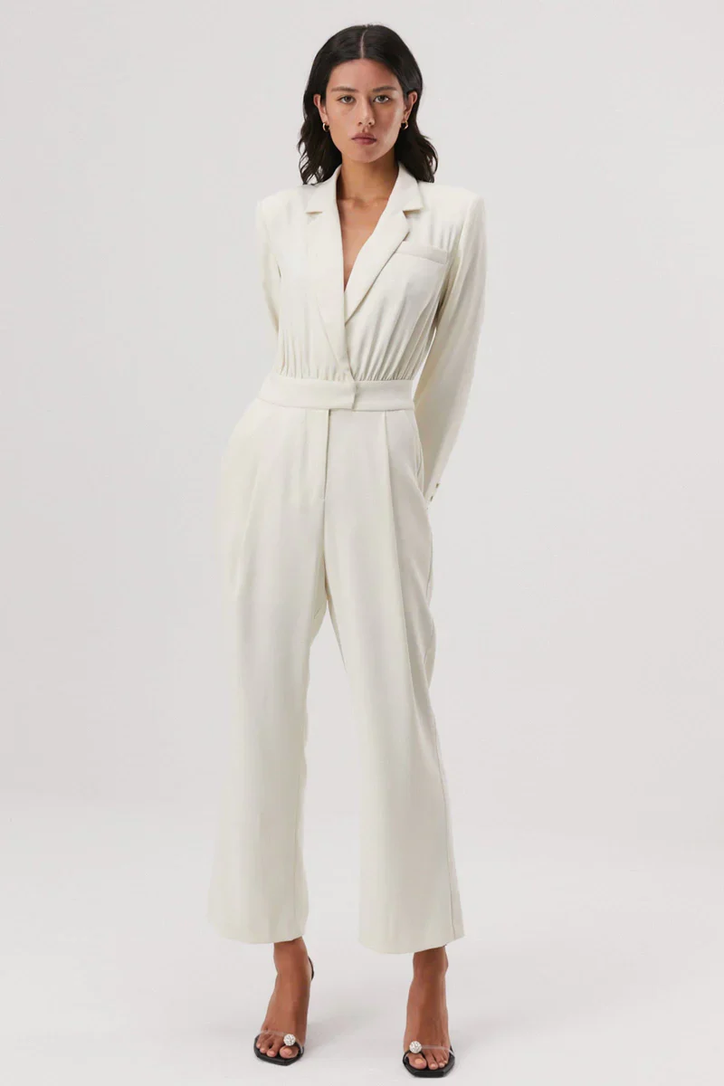MISHA - CASSIUS JUMPSUIT (ECRU)
