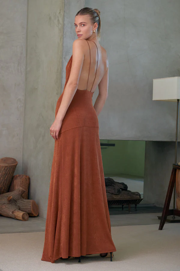 MISHA - Celestine Maxi Dress (Copper) - Image 2