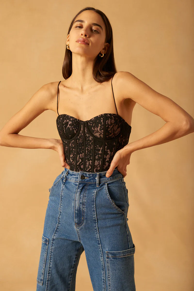 MISHA - Doran Denim Jeans (Vintage Wash Blue) - Image 3