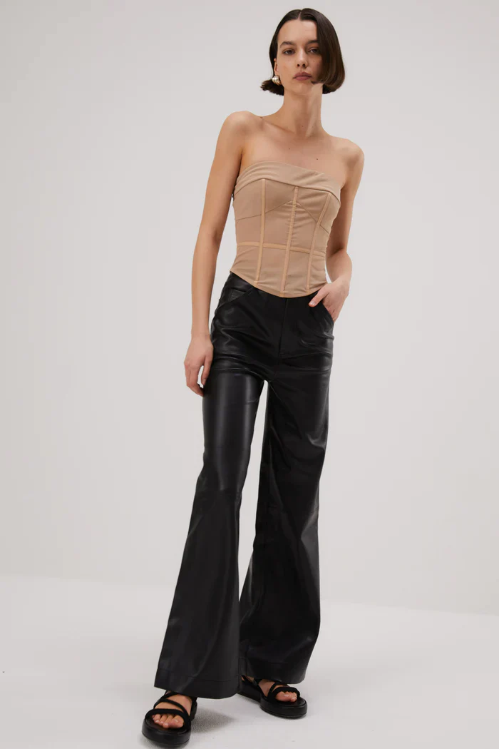 MISHA - Rumi Mesh Bustier (Nude)