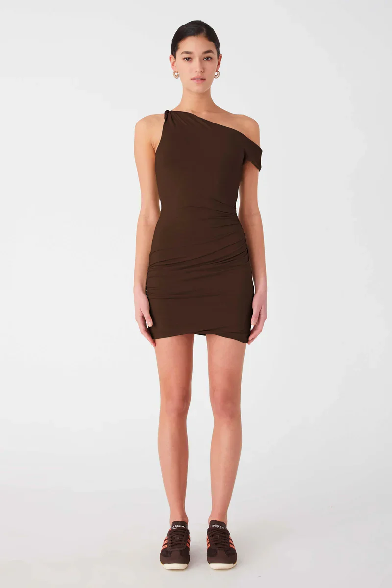 MISHA - TARINE DRESS (CHOCOLATE)