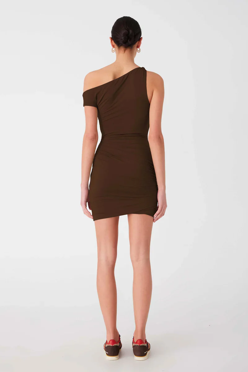 MISHA - TARINE DRESS (CHOCOLATE) - Image 4