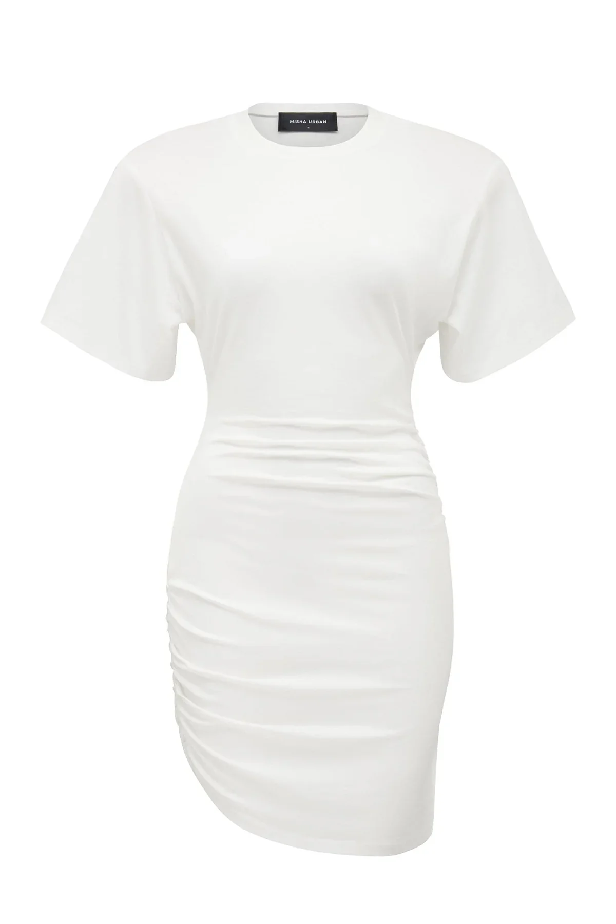 MISHA URBAN - BRENNA T-SHIRT MINI DRESS (Ivory)