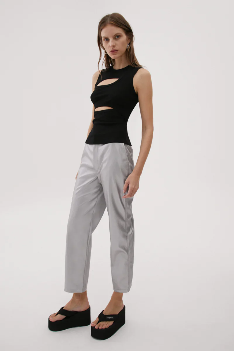 MISHA URBAN - BRIGHTON TANK (BLACK) - Image 3