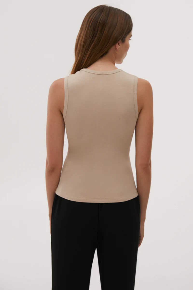 MISHA URBAN - BRIGHTON TANK (LATTE BEIGE) - Image 4