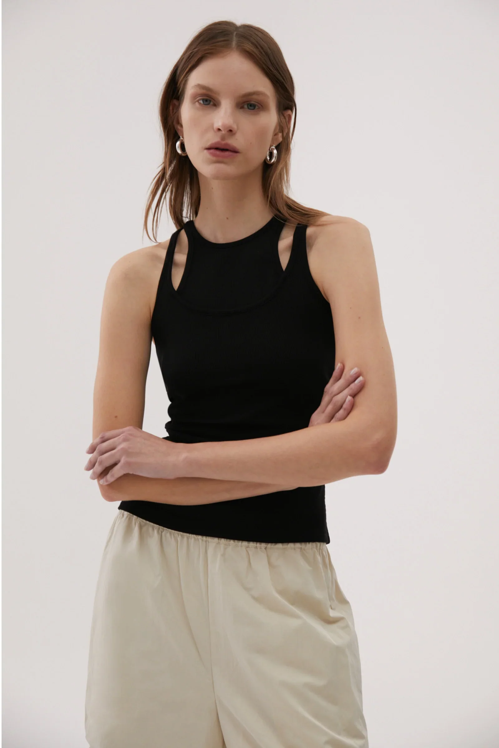 MISHA URBAN - CAMERON TANK (BLACK)