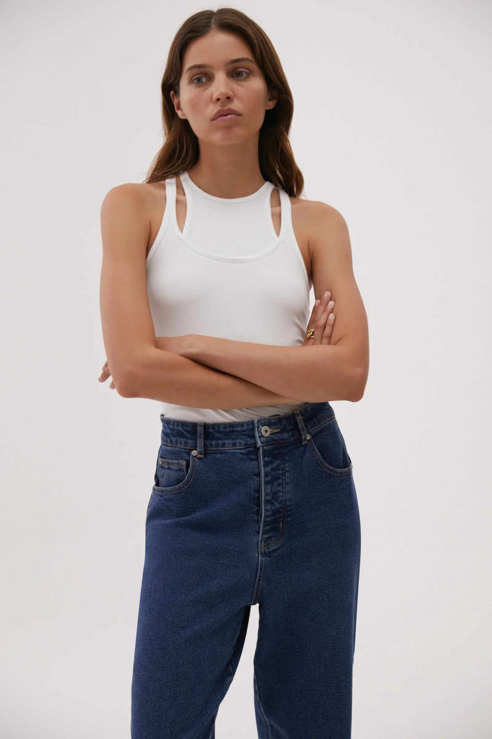 MISHA URBAN - CAMERON TANK (IVORY)