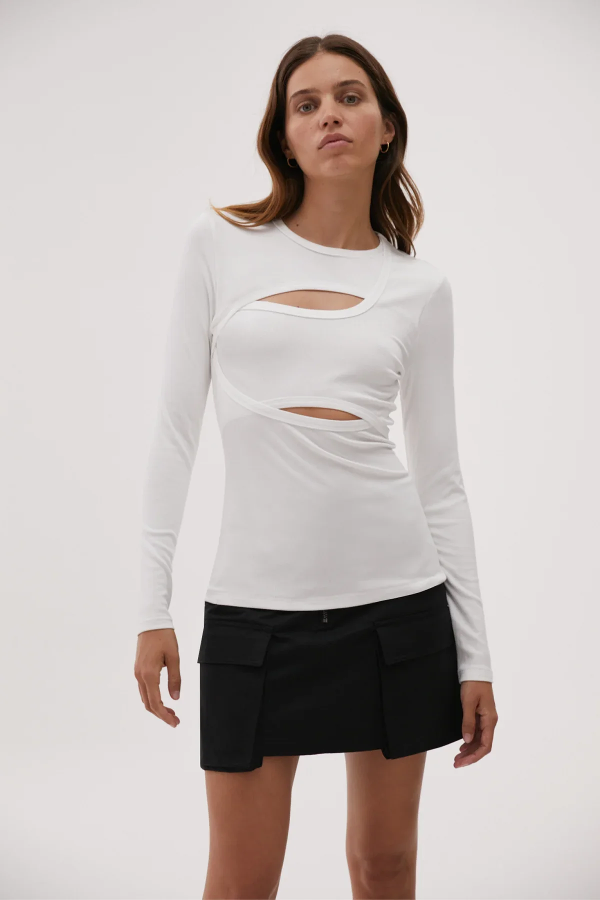 MISHA URBAN - DARCEE TOP (IVORY) - Image 2