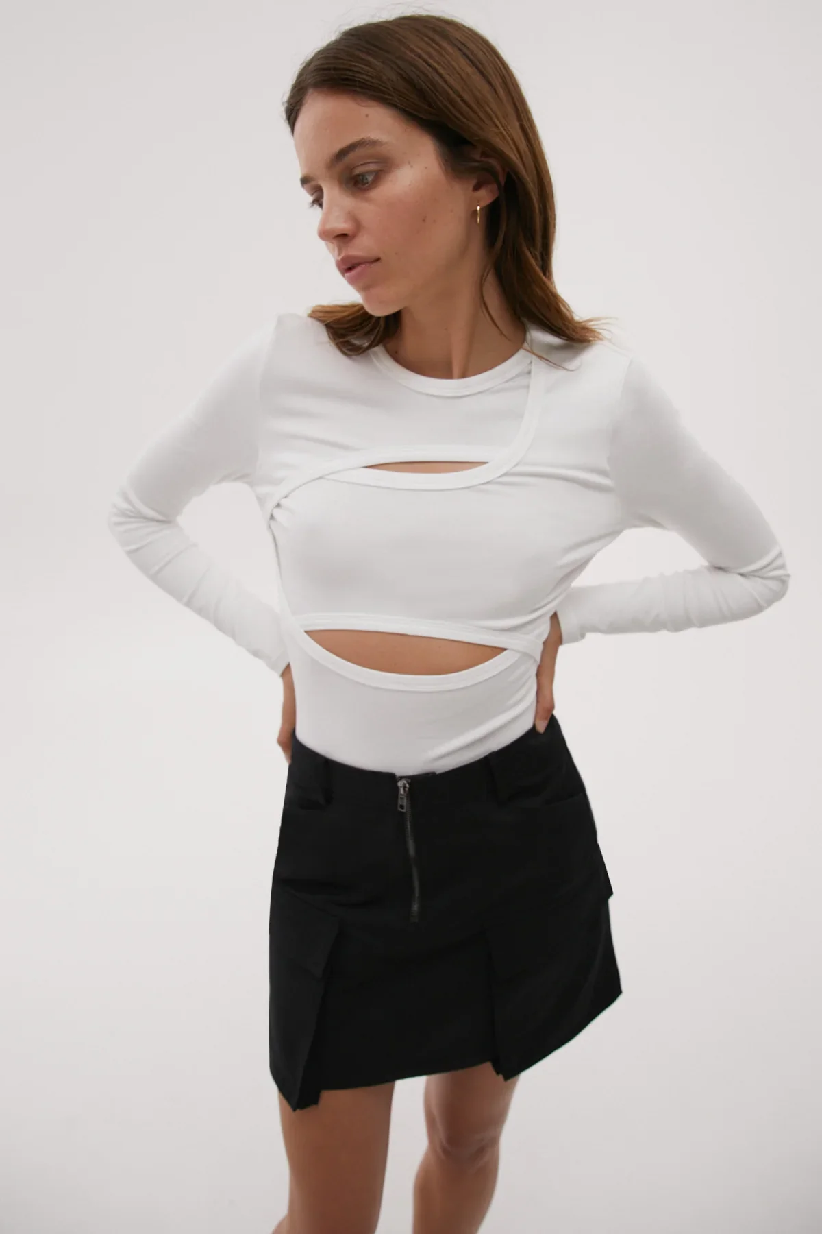 MISHA URBAN - DARCEE TOP (IVORY) - Image 3