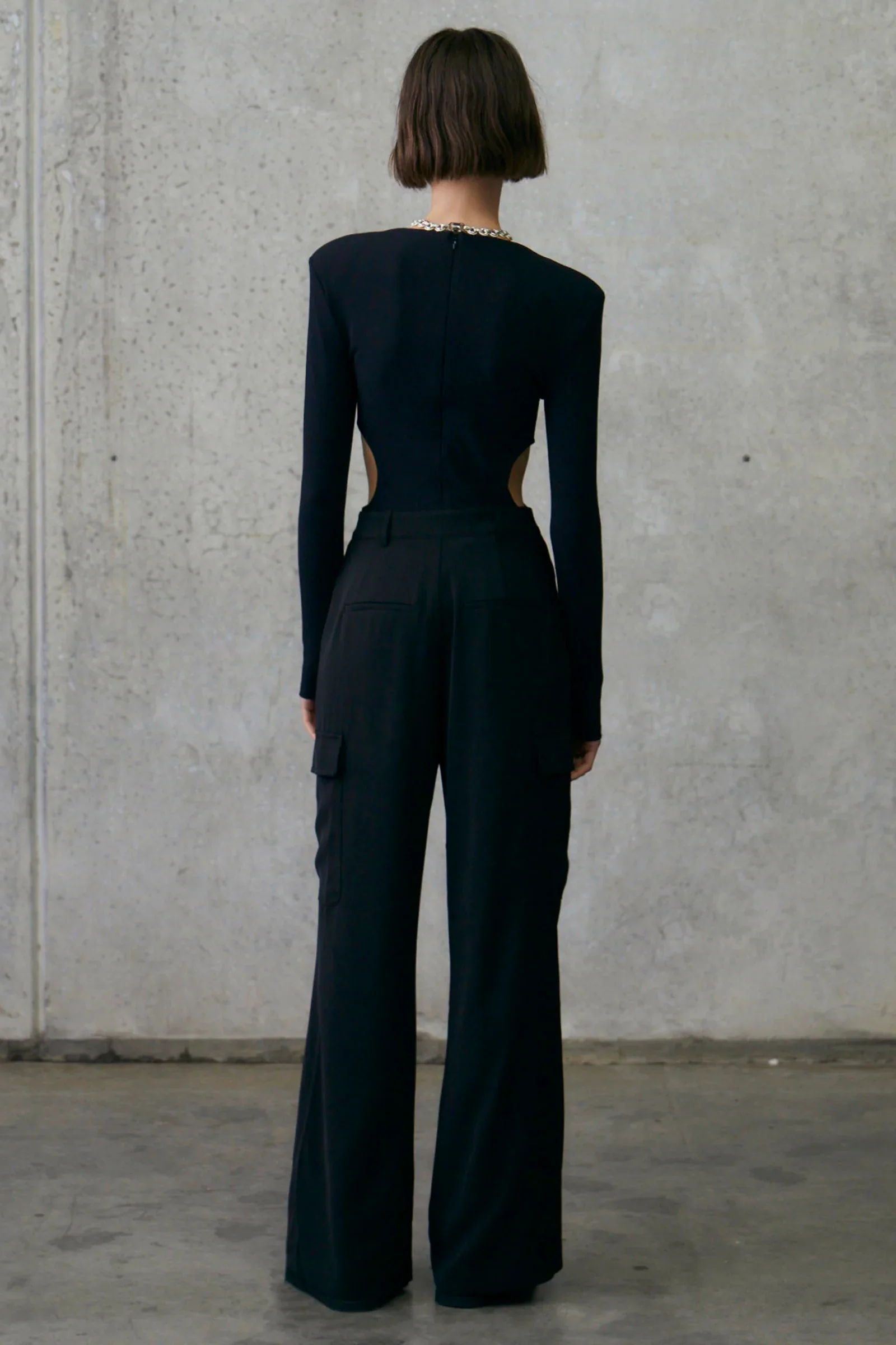 MISHA URBAN - EDWINA TWILL PANT (Black) - Image 3