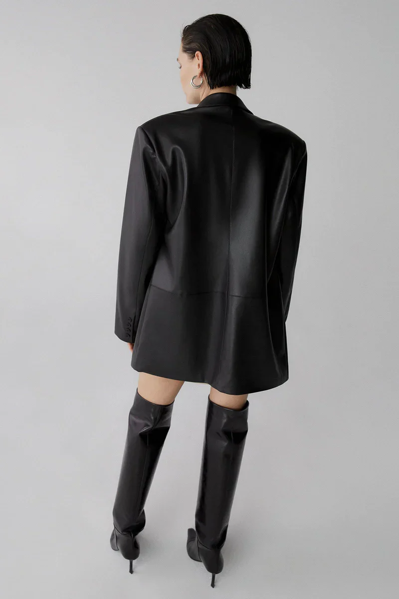 MISHA URBAN - FINN OVERSIZED BLAZER (Black) - Image 3