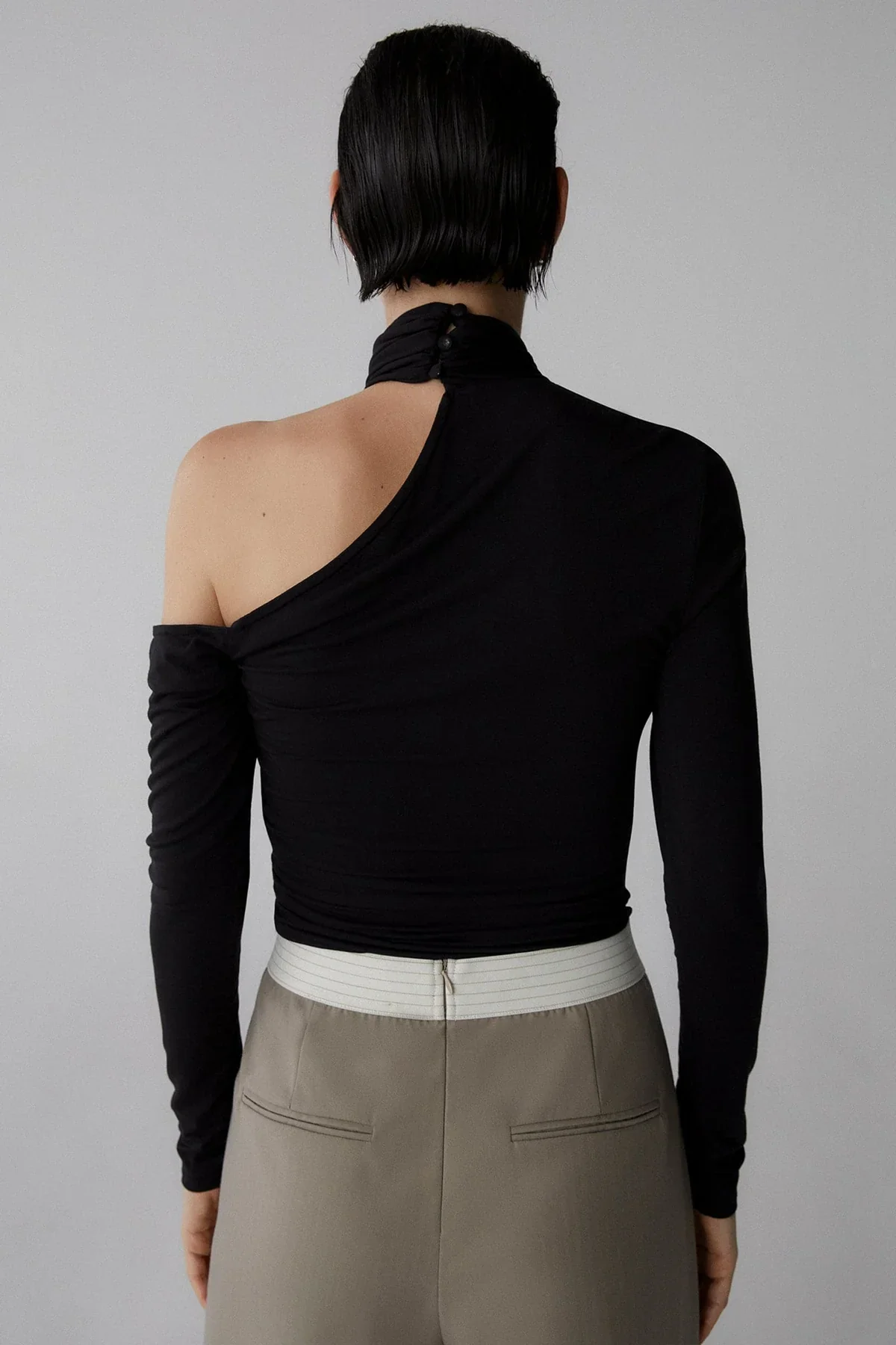 MISHA URBAN - LADEE JERSEY TOP (BLACK) - Image 2