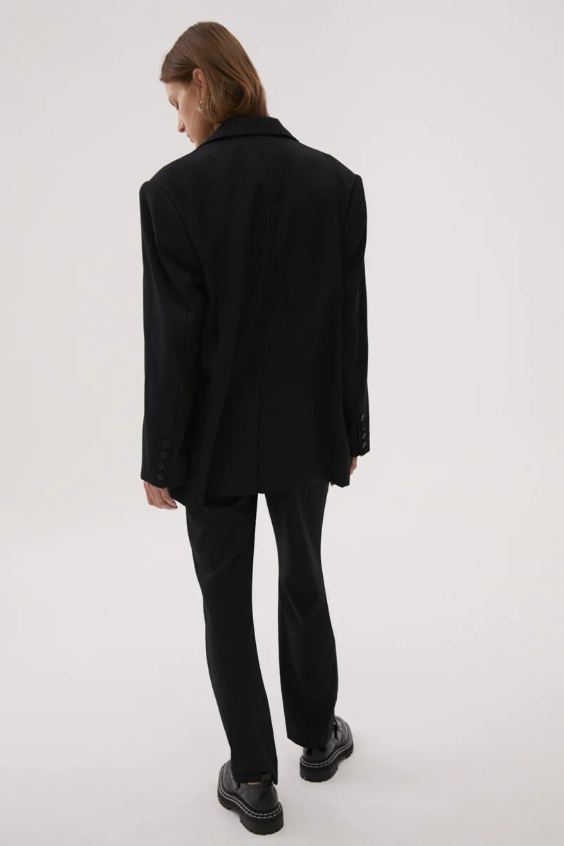 MISHA URBAN - PRESLIE PANT (NAVY PINSTRIPE) - Image 3