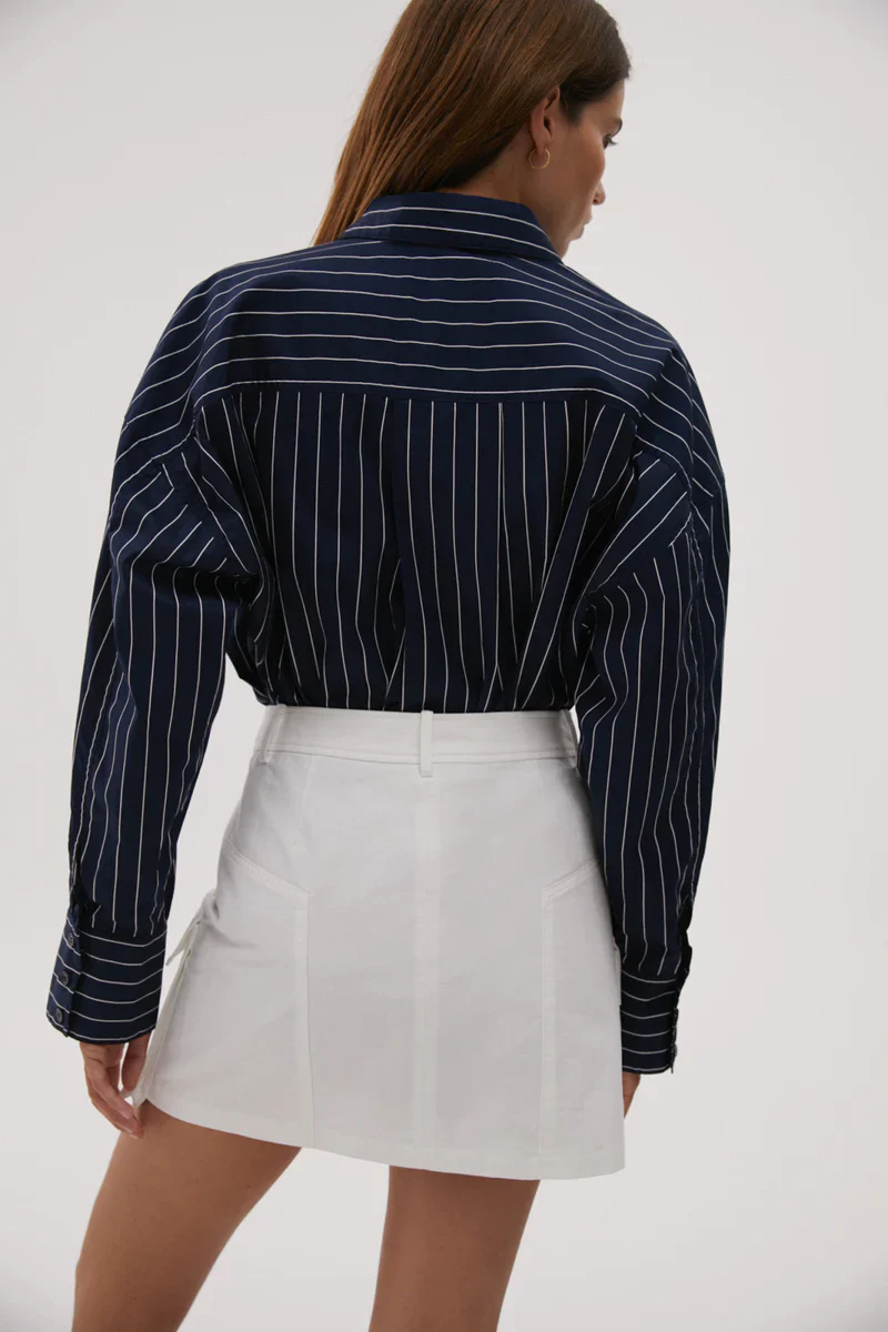 MISHA URBAN - SYDNEY MINI SKIRT (IVORY) - Image 2