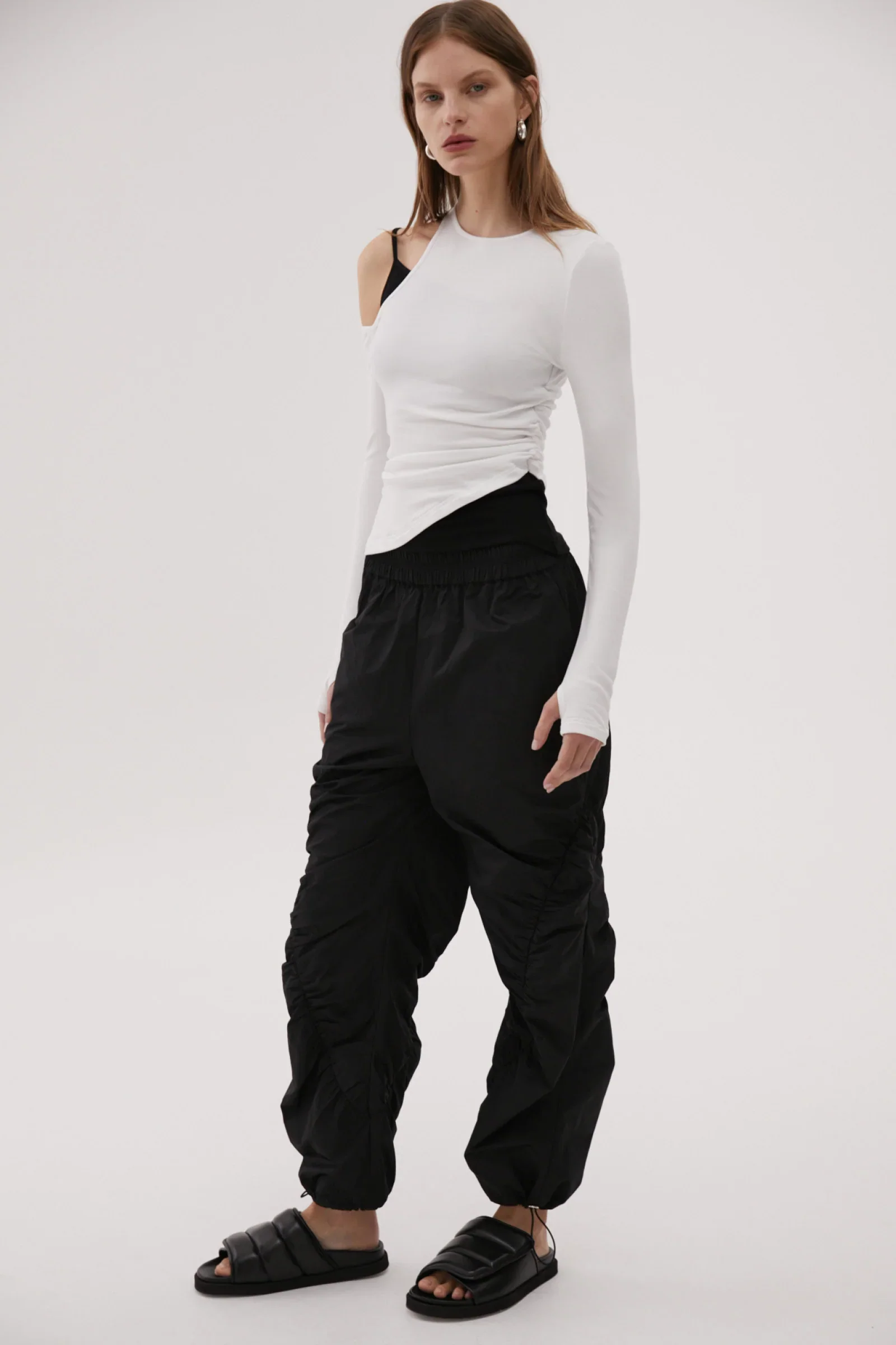 MISHA URBAN - TANNER TOP (IVORY & BLACK) - Image 3