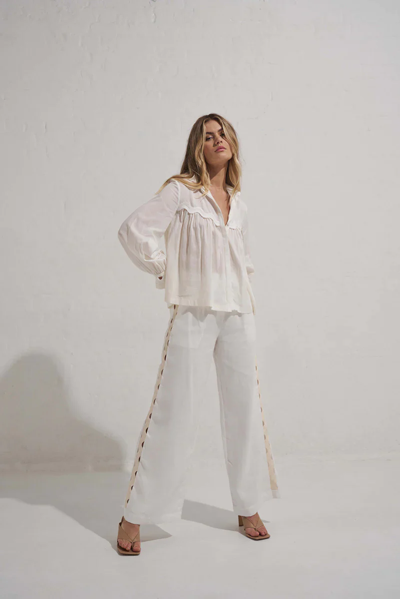 MØN RENN - Coast Pant (Ivory Cream) - Image 3