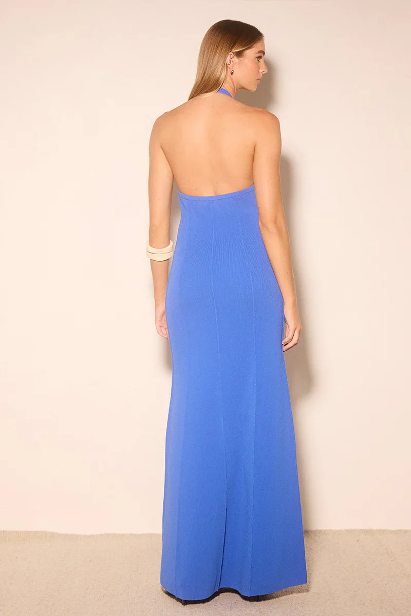 MON RENN - NILE KNT DRESS (AZUL) - Image 3