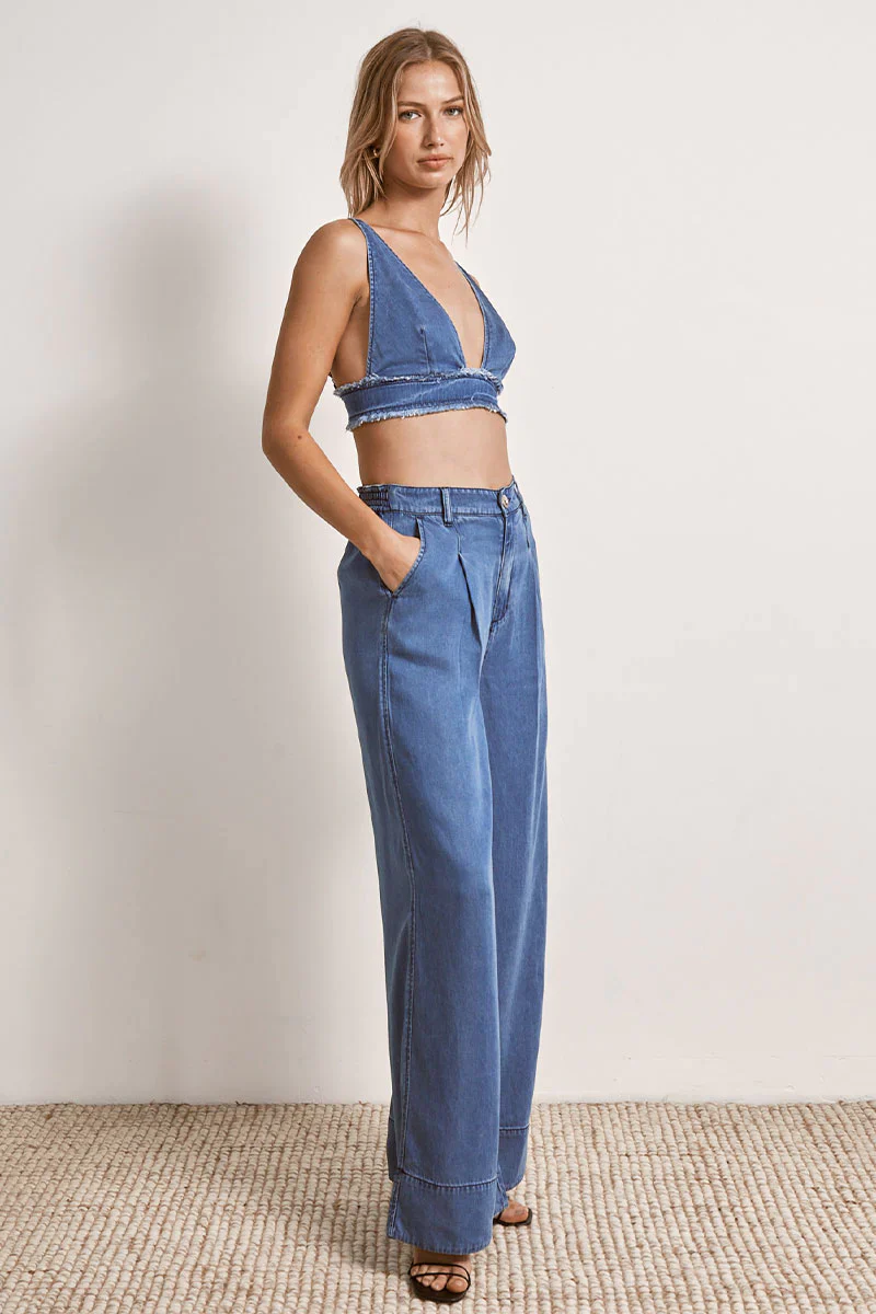 MØN RENN - ODYSSEY CROP (DENIM) - Image 5