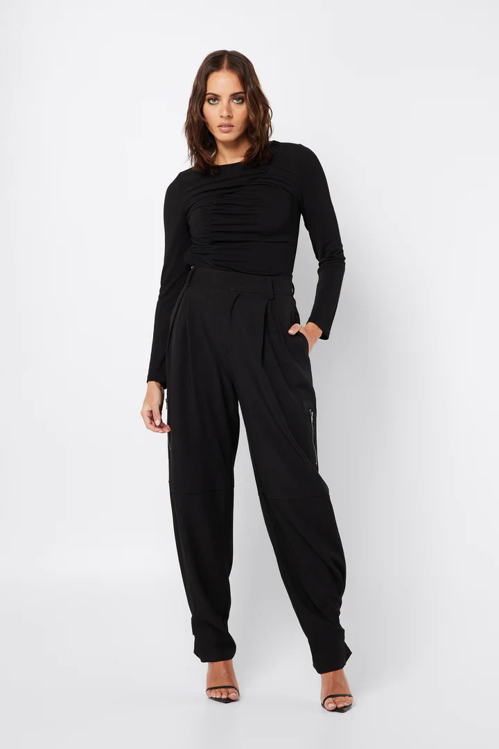 MOSSMAN - COME AROUND PANT (BLACK)