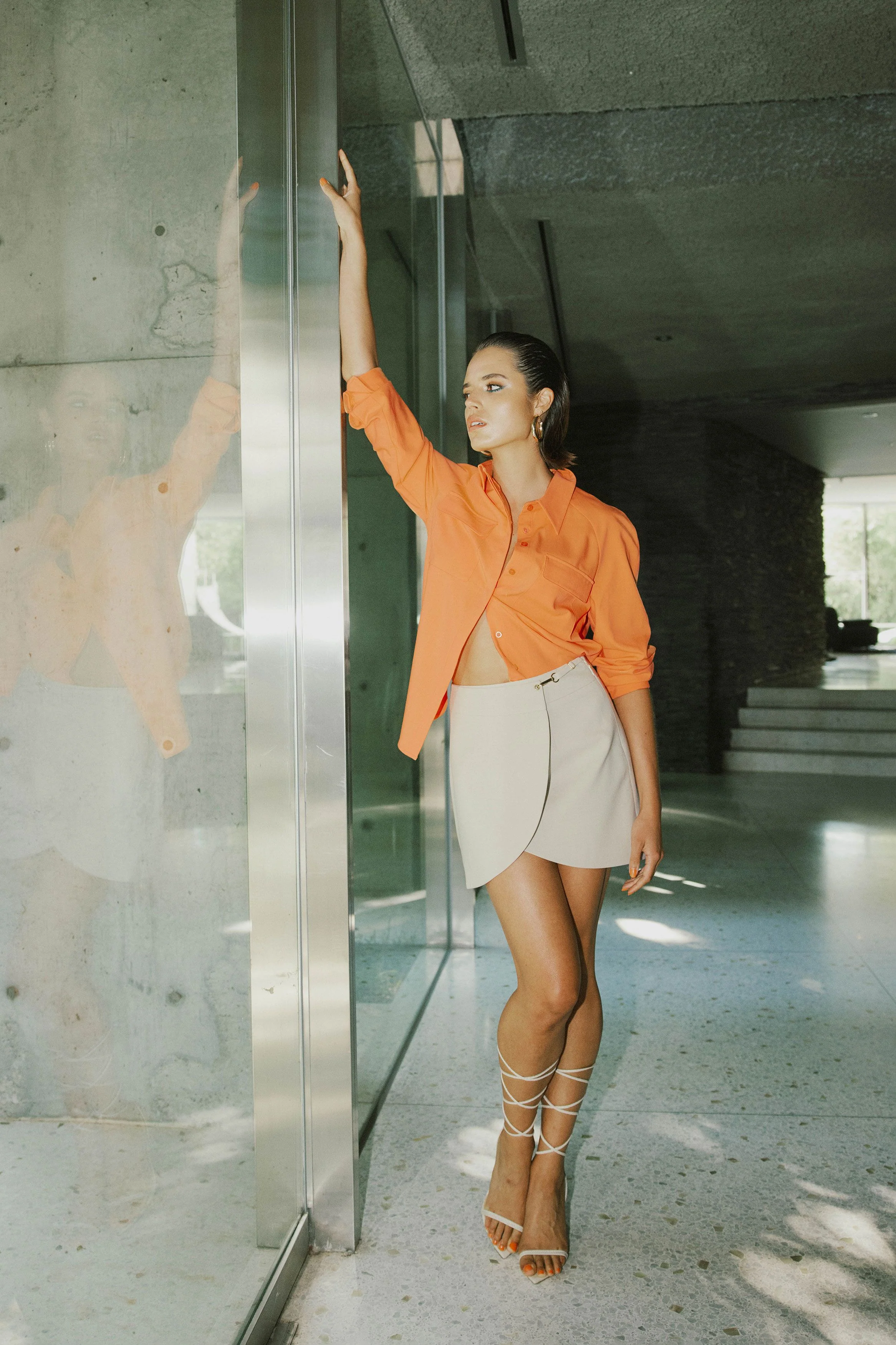 MOSSMAN - FIRST WAVE SHIRT (PEACH) - Image 3
