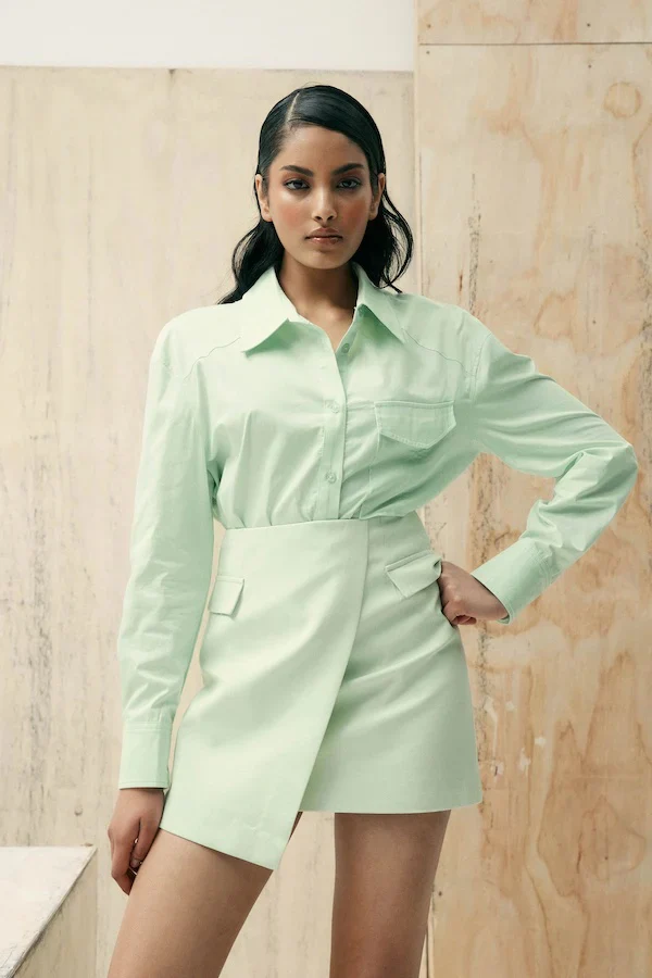 MOSSMAN - In My Time Shirt (Mint) - Image 3