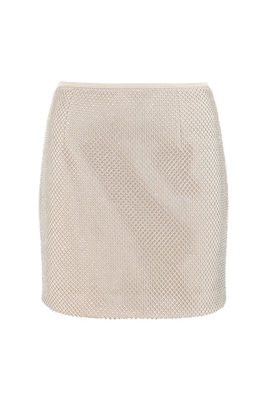 MOSSMAN - LUMIERE MINI SKIRT (DIAMOND)