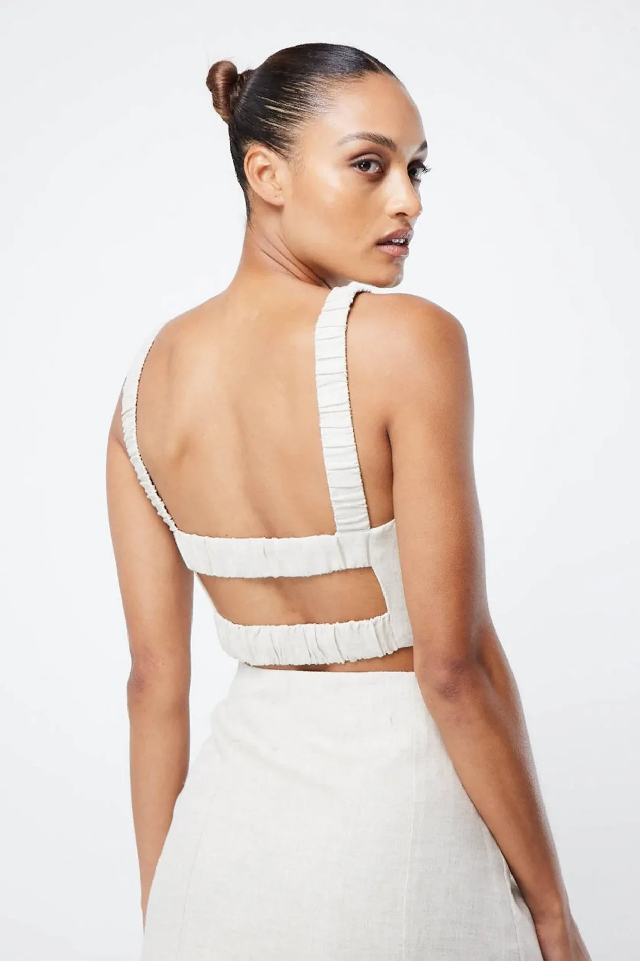 MOSSMAN - Maverick Crop Top (Natural - Image 2