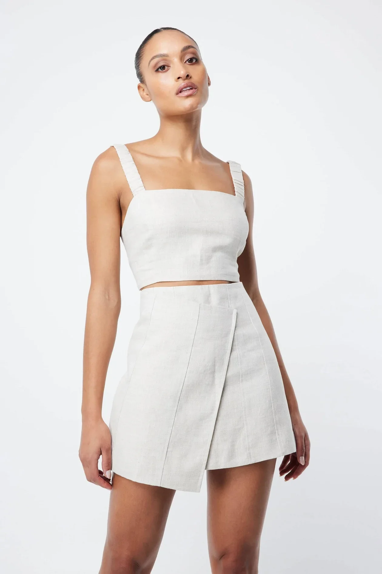MOSSMAN - Maverick Crop Top (Natural - Image 3