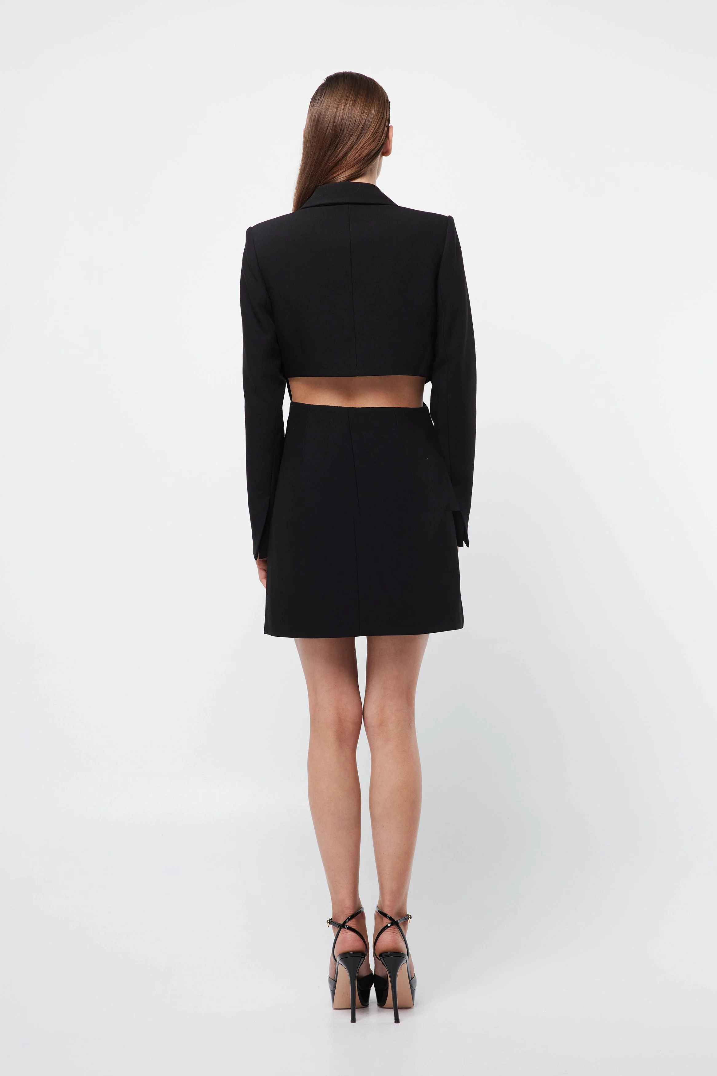 MOSSMAN - MEET AGAIN BLAZER DRESS (BLACK) - Image 2