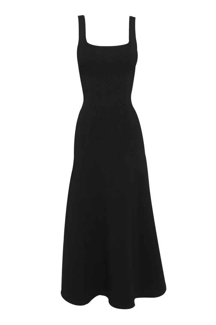 MOSSMAN - MONACO MAXI DRESS (BLACK)