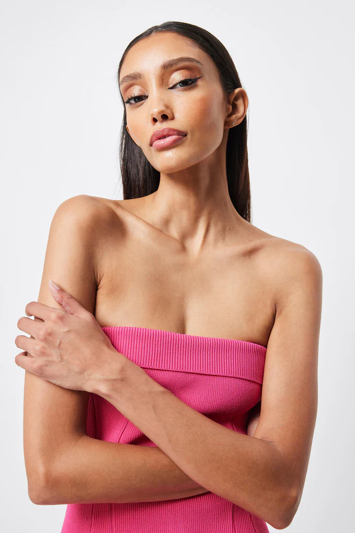MOSSMAN - MONACO MINI DRESS (FUCHSIA) - Image 7