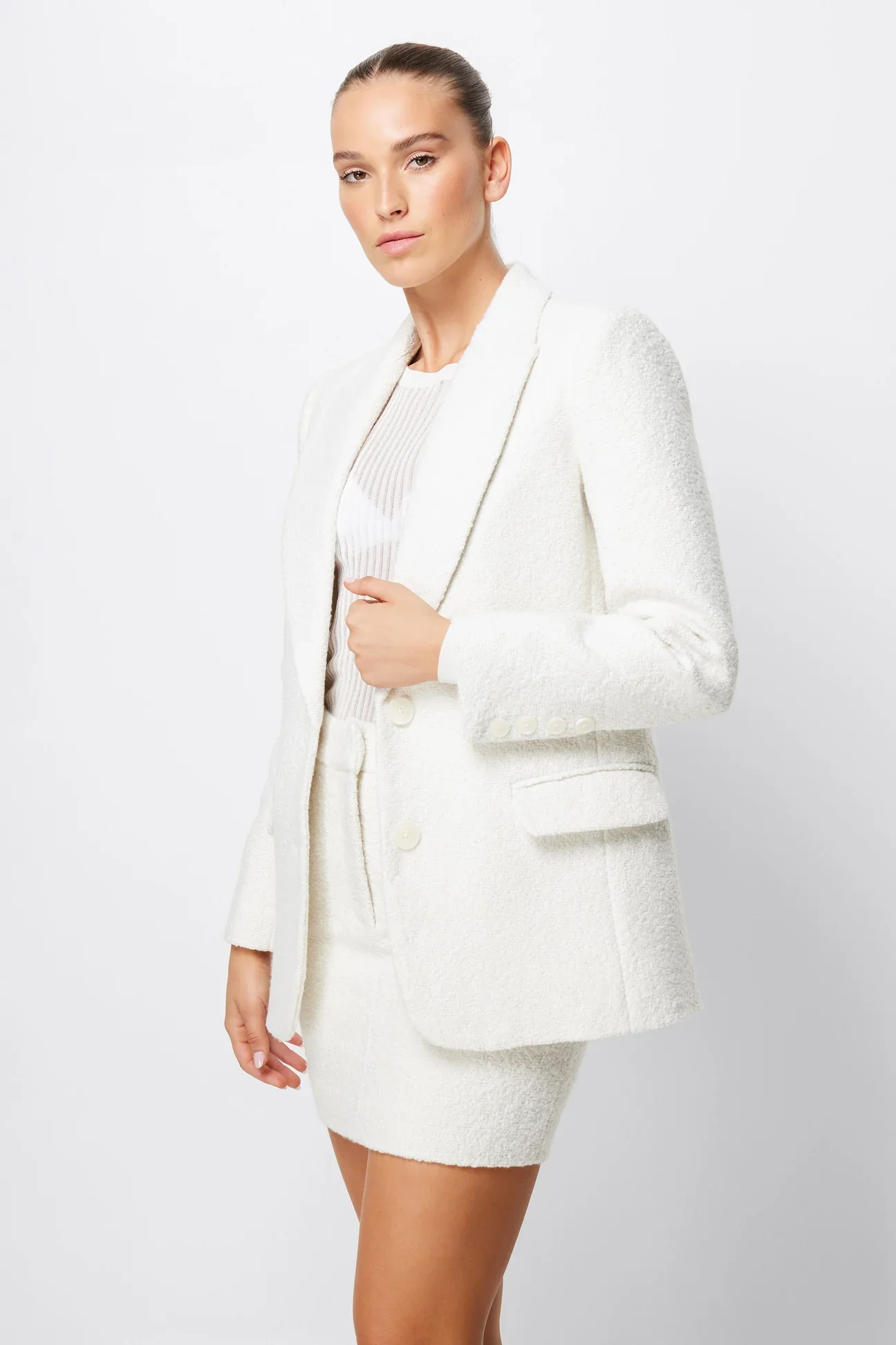 MOSSMAN - MOTIONLESS BLAZER (WHITE) - Image 4