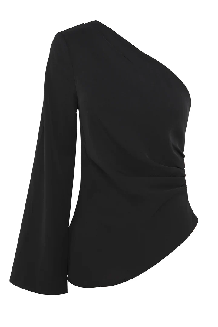 MOSSMAN - NOVEL TOP (BLACK)