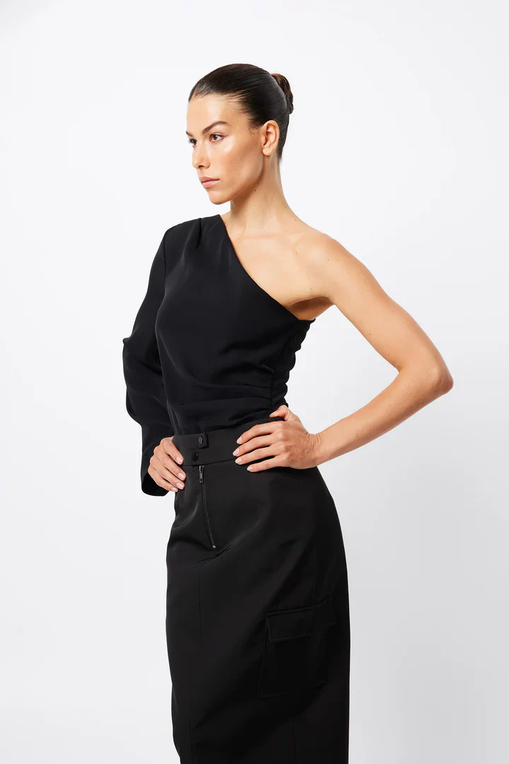 MOSSMAN - NOVEL TOP (BLACK) - Image 3