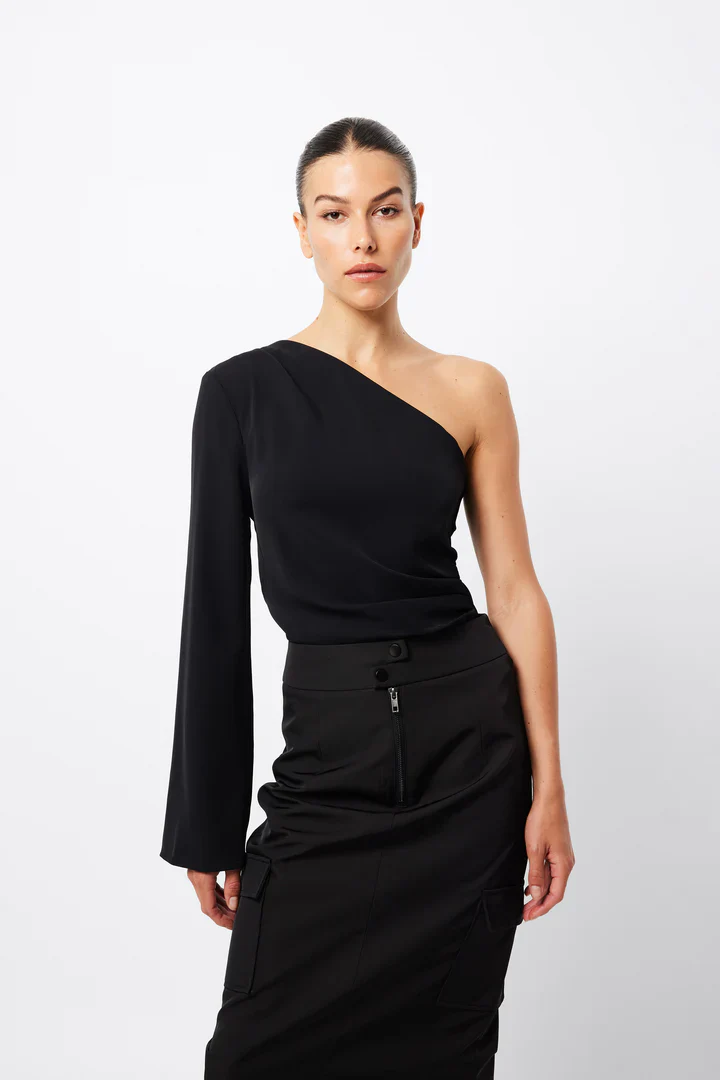 MOSSMAN - NOVEL TOP (BLACK) - Image 4