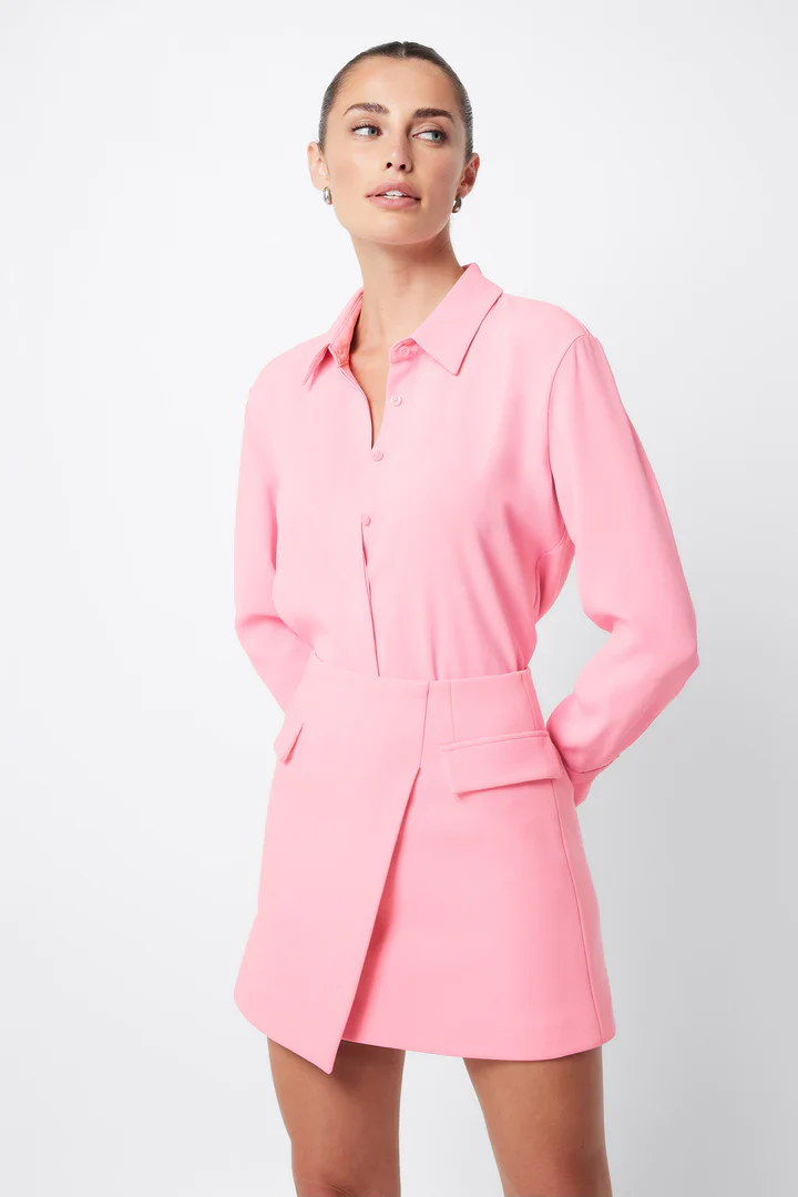 MOSSMAN - ON MY WAY MINI SKIRT (Pink) - Image 4