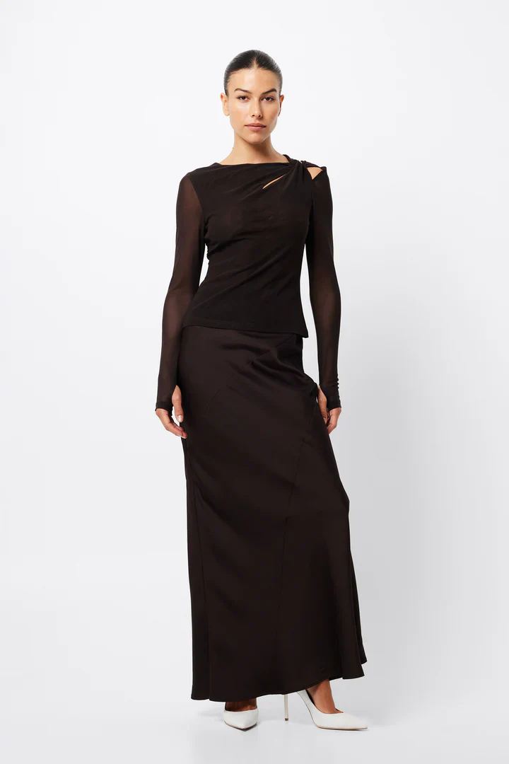 MOSSMAN - PUNCTURED TOP (CHOCOLATE) - Image 7