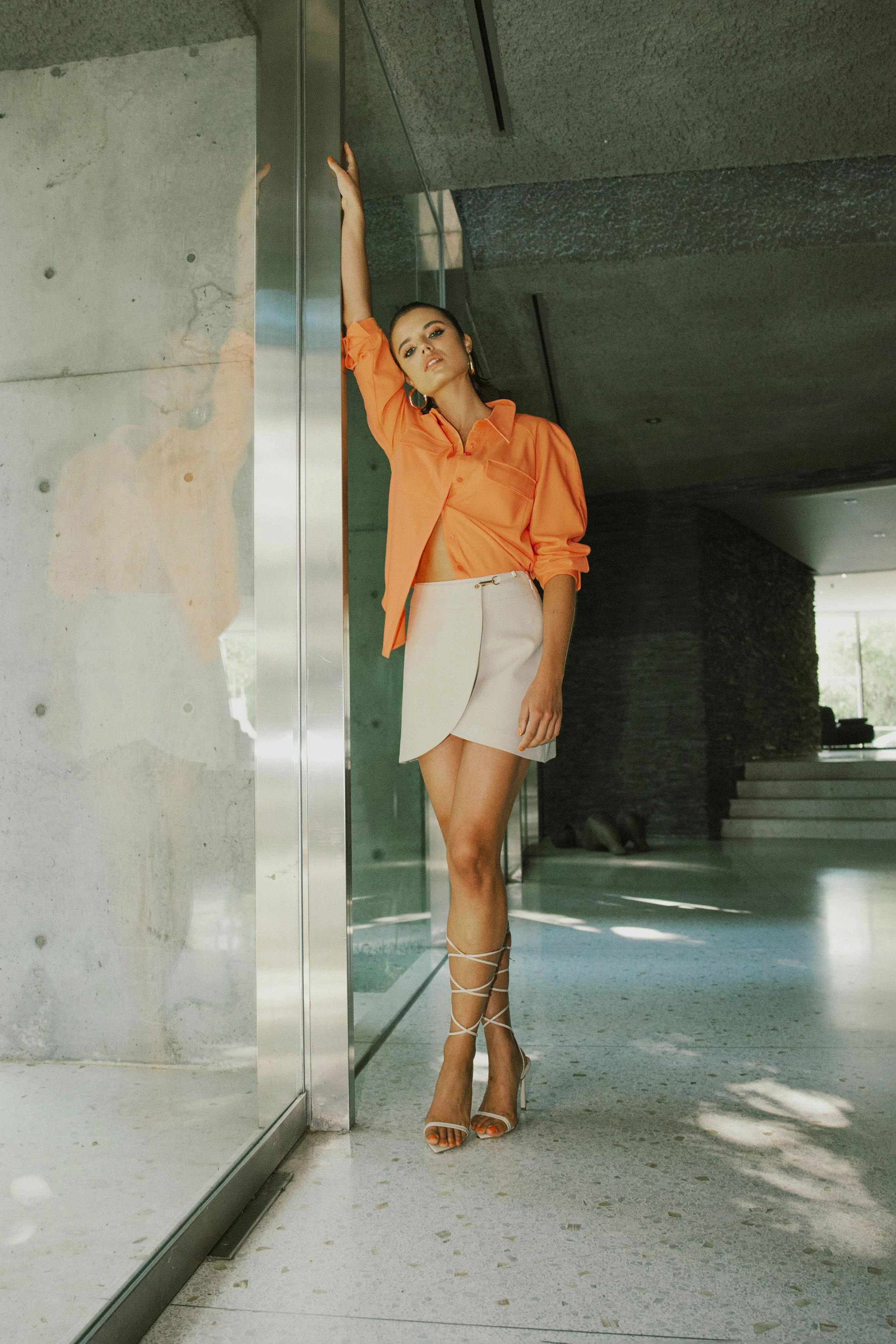 MOSSMAN - Spectrum Mini Skirt (Natural) - Image 4