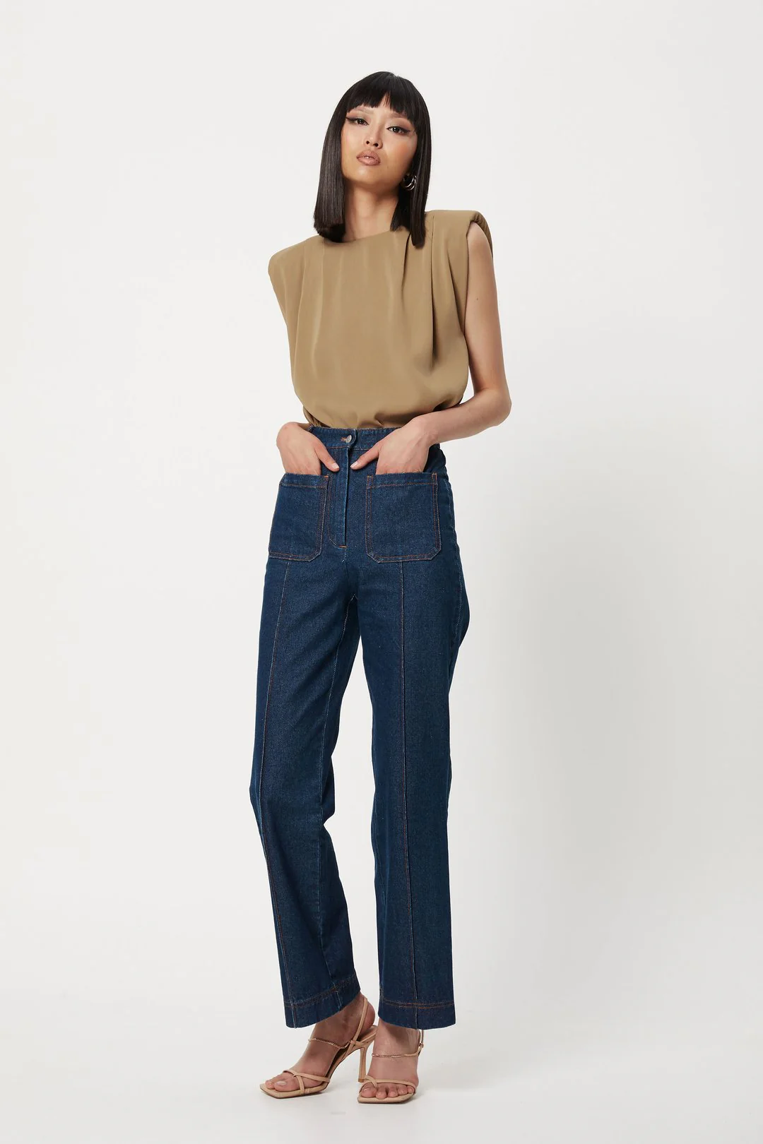 MOSSMAN - The All Night Long Top (Camel) - Image 3