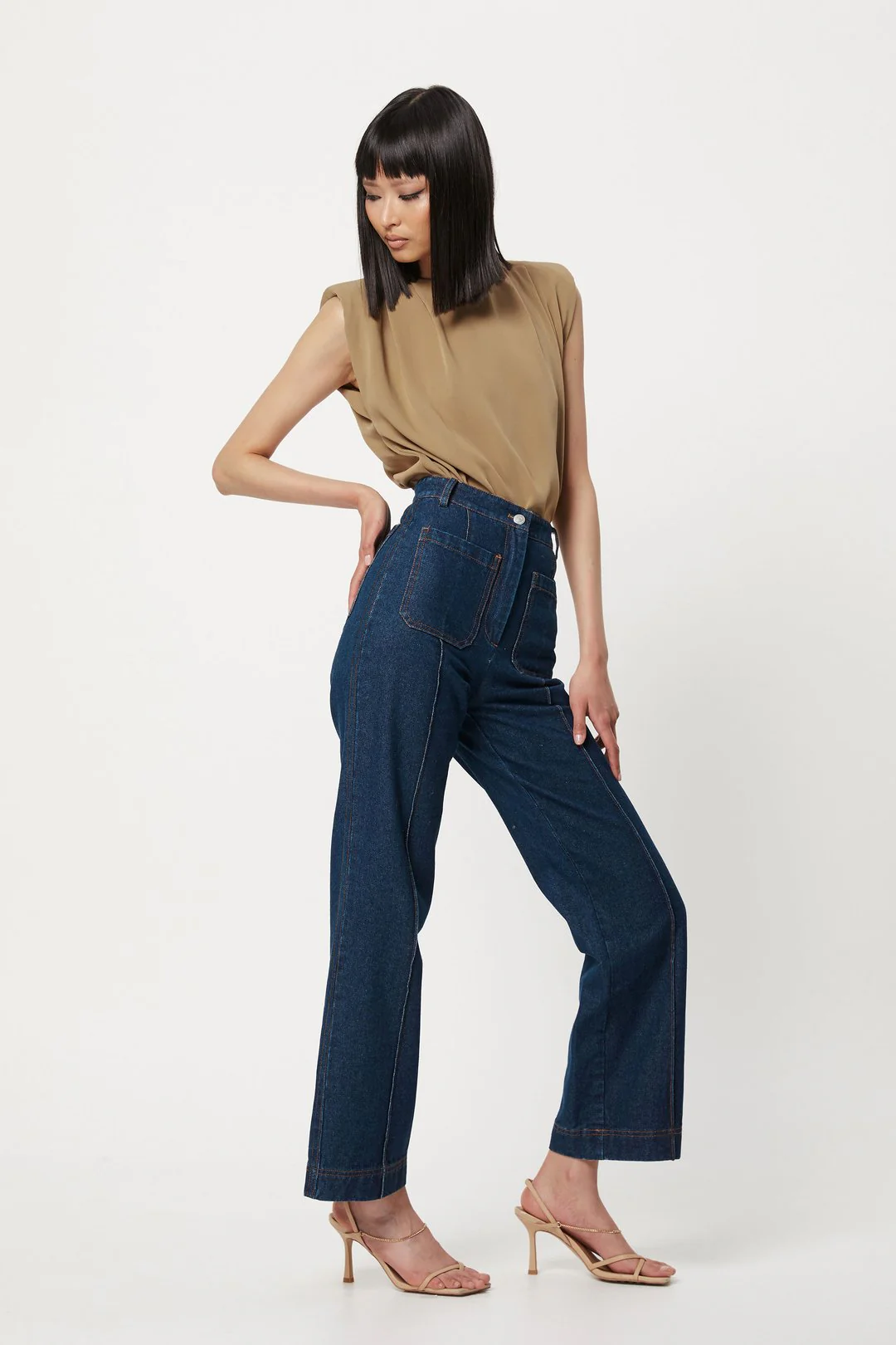 MOSSMAN - The All Night Long Top (Camel) - Image 5