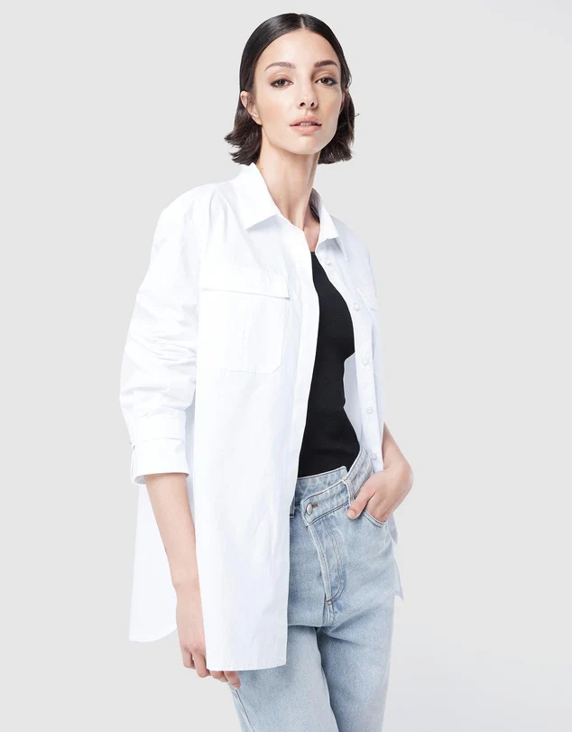 MOSSMAN - The Amalfi Shirt (White) - Image 3