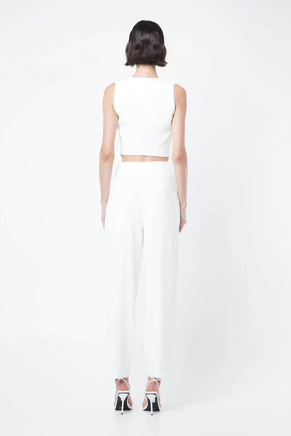 MOSSMAN - The Como Pant (White) - Image 3