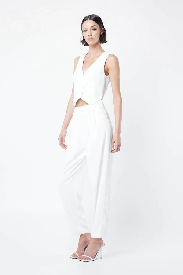 MOSSMAN - The Como Pant (White) - Image 4