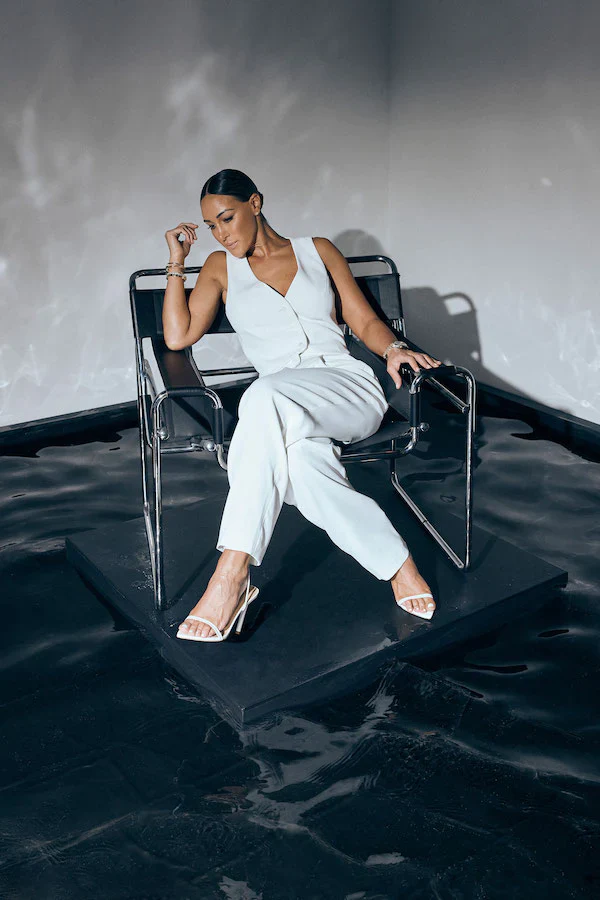 Mossman - The Como Vest (white) - Image 2