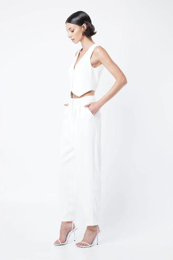 Mossman - The Como Vest (white) - Image 4