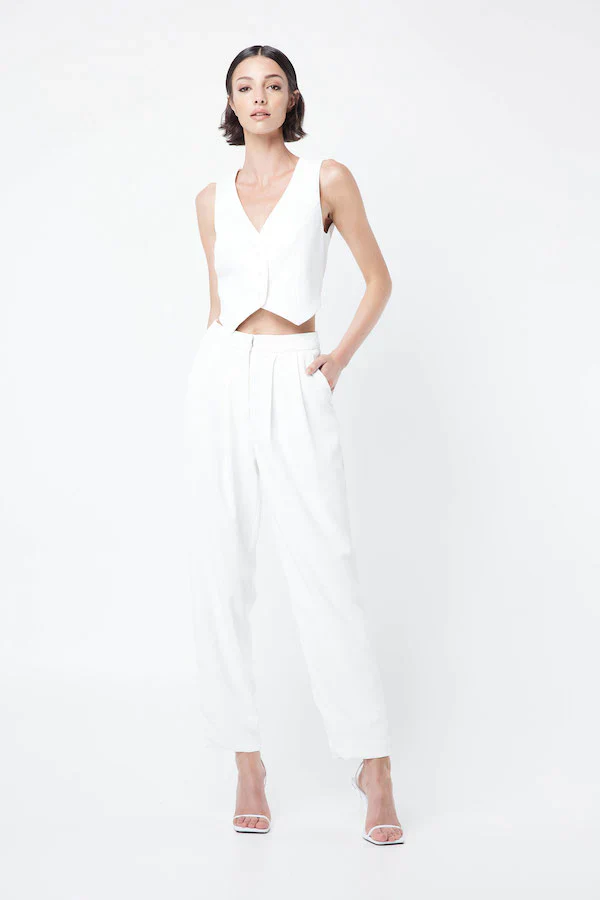 Mossman - The Como Vest (white) - Image 5