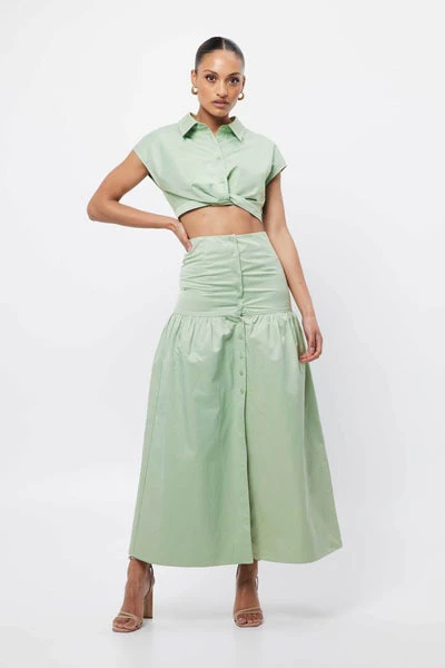 MOSSMAN - The Wanderlust Top (Spearmint) - Image 2